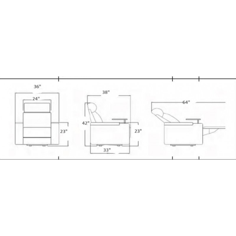 FULLY POWERED AND ADJUSTABLE INFUSION CHAIR