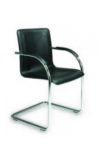 Boss Guest Chair  Black Vinyl