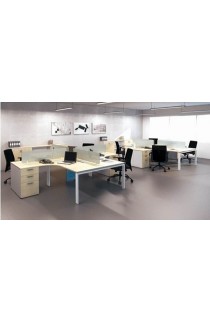 Office Cubicles | New 6’ X 6’ BENCHING STATION L SHAPE 
