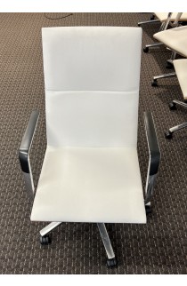 LIKE NEW LIGHTLY USED-Davis Sola Leather Conference Room Chairs 