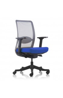 OfficeSource Agile Collection Gray Mesh Mid Back Task Chair with Black Frame