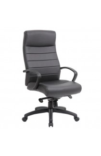 OfficeSource Contour Collection Executive High Back With Black Frame