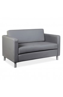 CONTEMPORARY LOVE SEAT - DEFINE COLLECTION - AVAILABLE IN BLACK OR GRAY