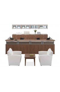 Office Sources Borders II Series Reception Desk - PLB#04 