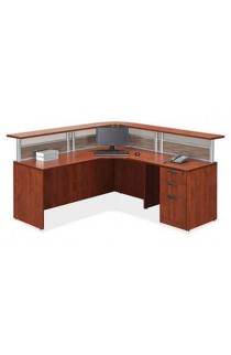 Office Sources Borders II Series Reception Desk -- Suite PLB#14