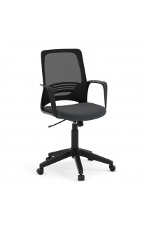 OfficeSource Prisma Collection Mesh Back Task Chair with Black Frame and Base