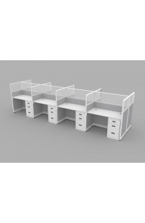 Office Cubicles | Low Price NEW 4' x 2' CALL CENTER CUBICLE / - Herman Miller AO2 Clone