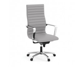  OfficeSource Tre Collection Executive High Back Chair with Chrome Frame