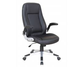 X-Sel Model #176 Collins Executive Flip Arm High Back Chair