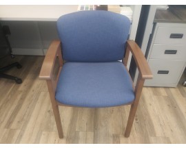 HON BLUE FABRIC GUEST CHAIRS / WAITING ROOM CHAIR -WIMBELDON MODEL # H2111