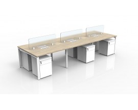 NEW 4 X 2 FT BENCHING STATION with MOBILE FILE