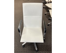 LIKE NEW LIGHTLY USED-Davis Sola Leather Conference Room Chairs 