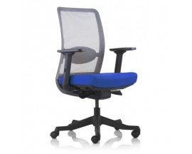 OfficeSource Agile Collection Gray Mesh Mid Back Task Chair with Black Frame