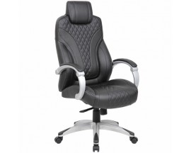OfficeSource Hook Collection Executive Hinged Arm Chair