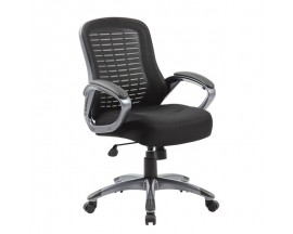  OfficeSource Lattice Collection Ribbed, High Back Mesh Task Chair with Fabric Seat