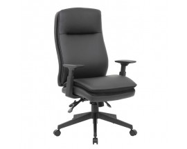 OfficeSource Obsidian Collection High Back Executive Task Chair - ITEM # 05AG2QHEVBK