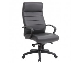 OfficeSource Contour Collection Executive High Back With Black Frame