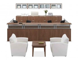 Office Sources Borders II Series Reception Desk - PLB#04 
