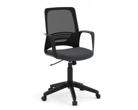 OfficeSource Prisma Collection Mesh Back Task Chair with Black Frame and Base