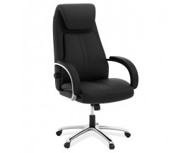 OfficeSource Bradley Collection Executive High Back Chair with Chrome Frame