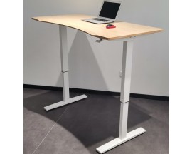 PNEUMATIC ADJUSTABLE HEIGHT DESK - NEW 48 X 24"