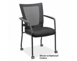 OfficeSource CoolMesh Collection Mesh Back Stacking Chair 