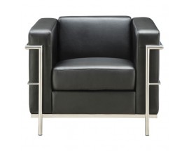 Madison Collection Club Chair with Chrome Exposed Frame