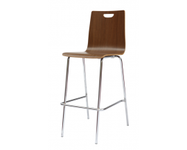 PERFORMANCE Model #ST197 - Bleeker Street Wood Shell Bistro-Height Stool