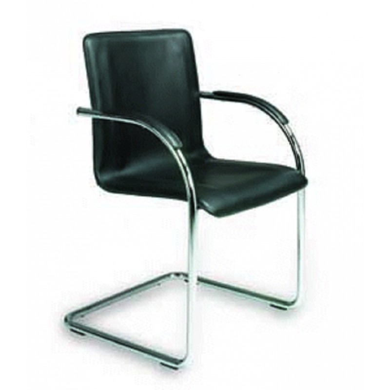 Boss Guest Chair Black Vinyl