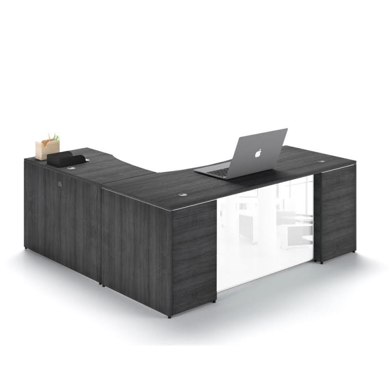 Office Cubicles | L Shaped 66x72” desk with 3 drawer Pedestal