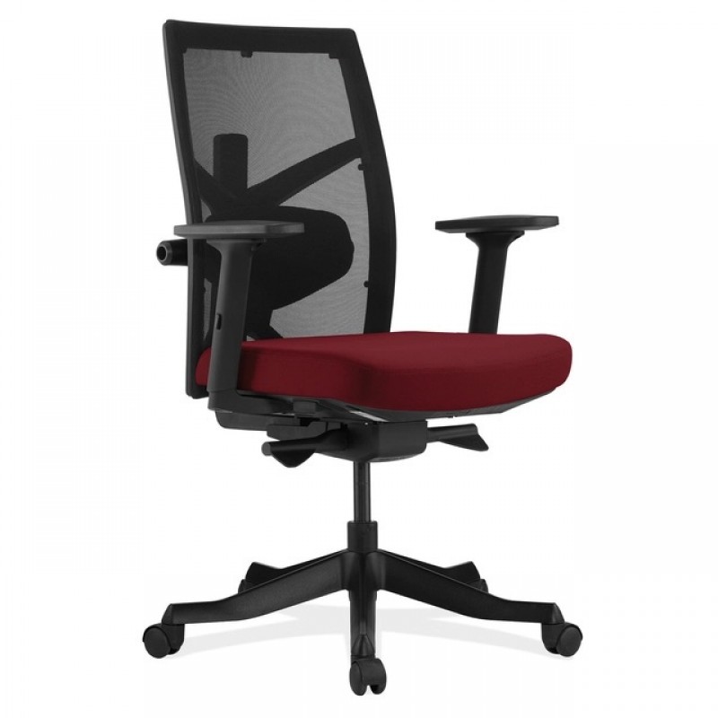 OfficeSource Corpo Collection Mesh High Back Task Chair with Black Frame | 4