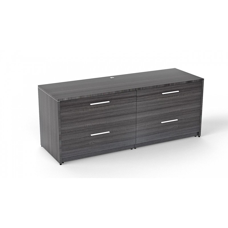 Credenza with 4 drawer lateral file | 2