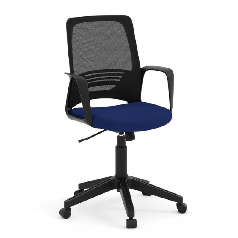 OfficeSource Prisma Collection Mesh Back Task Chair with Black Frame and Base | 3