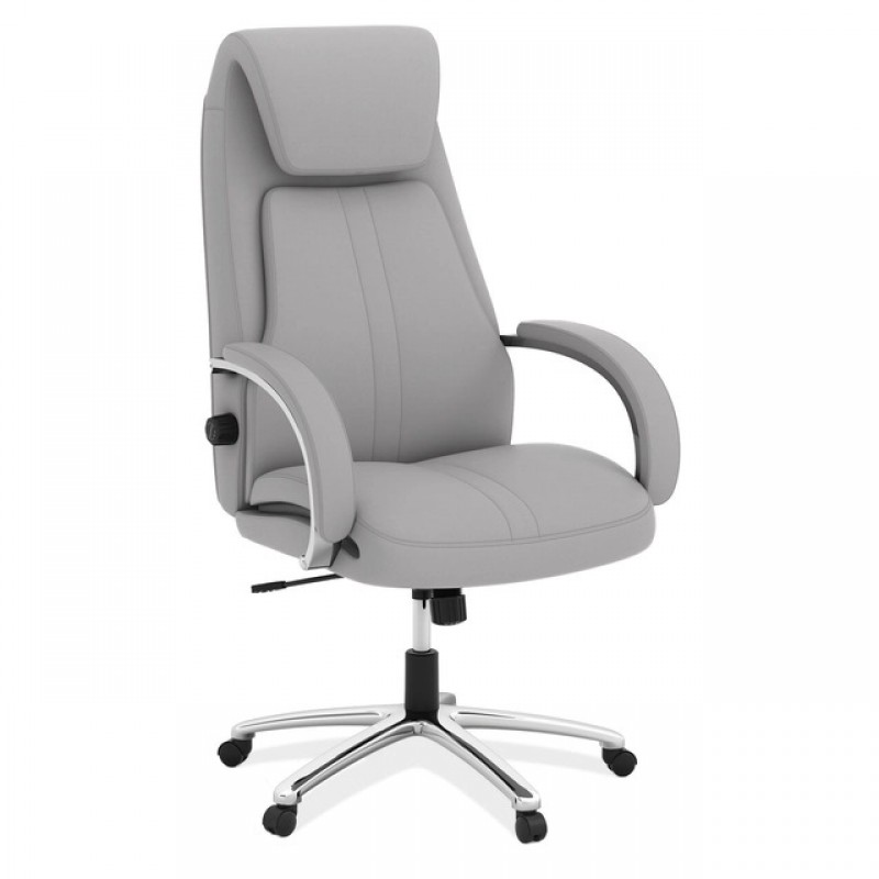 OfficeSource Bradley Collection Executive High Back Chair with Chrome Frame