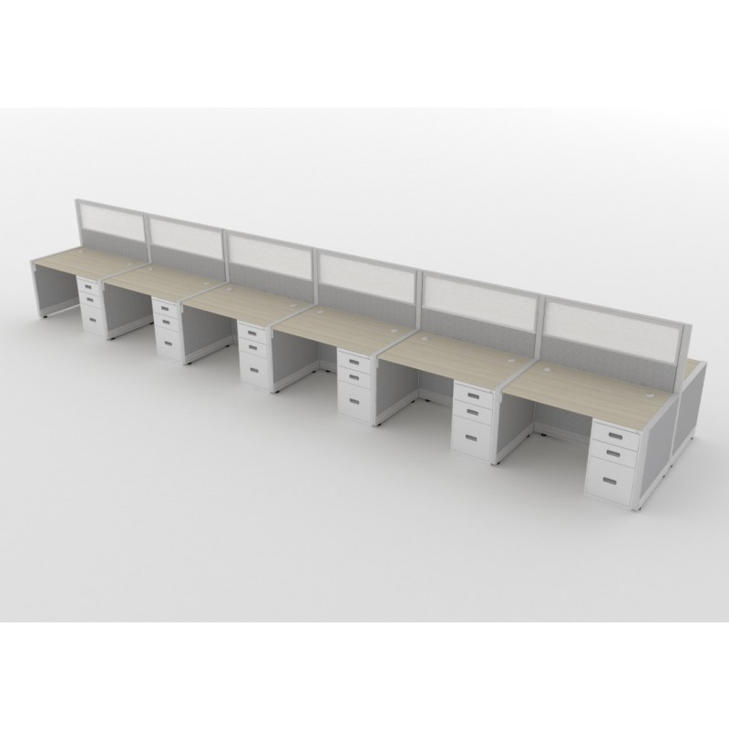 Office Cubicles | Low Price NEW 4' x 2' CALL CENTER CUBICLE / - Herman Miller AO2 Clone - 2
