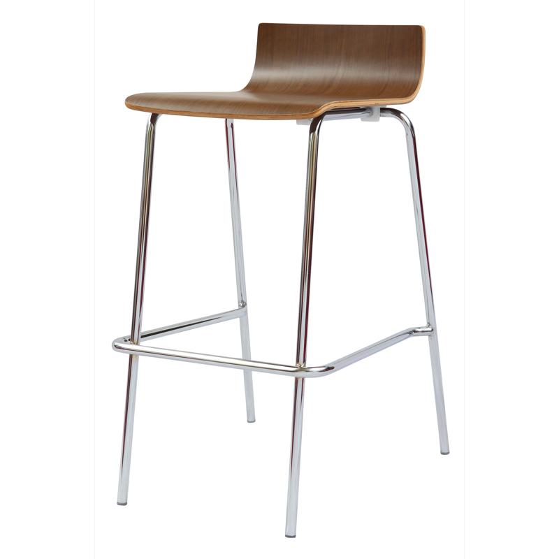 PERFORMANCE Model #ST197 - Bleeker Street Wood Shell Bistro-Height Stool | 2