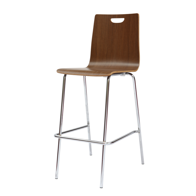 PERFORMANCE Model #ST197 - Bleeker Street Wood Shell Bistro-Height Stool