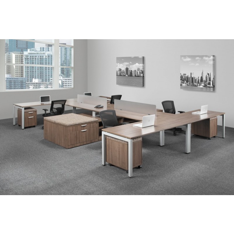 Office Cubicles | New 6’ X 6’ BENCHING STATION L SHAPE - 6