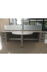 Office Cubicles | NEW 5’ x 5’ Open Cubicle With Collaboration Table - 3
