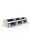 NEW 66 X 30" ADJUSTABLE HEIGHT CUBICLES WITH MOBILE FILES