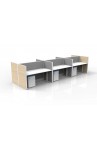 NEW 66 X 30" ADJUSTABLE HEIGHT CUBICLES WITH MOBILE FILES | 3