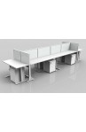 NEW 66 X 30" ADJUSTABLE HEIGHT CUBICLES WITH MOBILE FILES | 5
