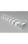 Office Cubicles | Low Price NEW 4' x 2' CALL CENTER CUBICLE / - Herman Miller AO2 Clone - 3