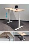 PNEUMATIC ADJUSTABLE HEIGHT DESK - NEW 48 X 24" | 3