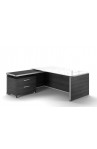 Office Cubicles | Executive Glass Top Executive Desk