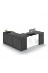 Office Cubicles | L Shaped 66x72” desk with 3 drawer Pedestal