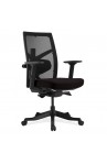 OfficeSource Corpo Collection Mesh High Back Task Chair with Black Frame | 3