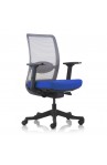 OfficeSource Agile Collection Gray Mesh Mid Back Task Chair with Black Frame | 2