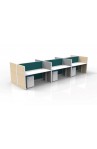 NEW 66 X 30" ADJUSTABLE HEIGHT CUBICLES WITH MOBILE FILES | 4