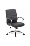 OfficeSource Studio Collection Mid Back Chair with Chrome Frame | 2